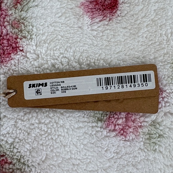 SKIMs cotton rib legging NWTs XXS bubblegum pink - Picture 4 of 4